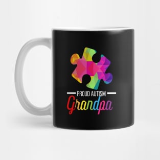 Proud Autism Grandpa - Autistic Support Grandfather Gift product Mug